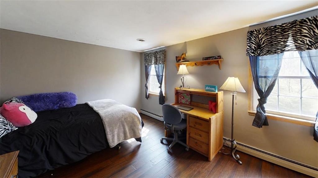 111 Valley View Road Eighty Four, PA 15330 - Photo 17 of 25 2nd BEDROOM: 142 X 107: New Bamboo Hardwood Flooring, New Solid Wood Trim, New Solid Wood Doors, Huge Lighted Closet with Attic Access, Fresh Neutral Paint