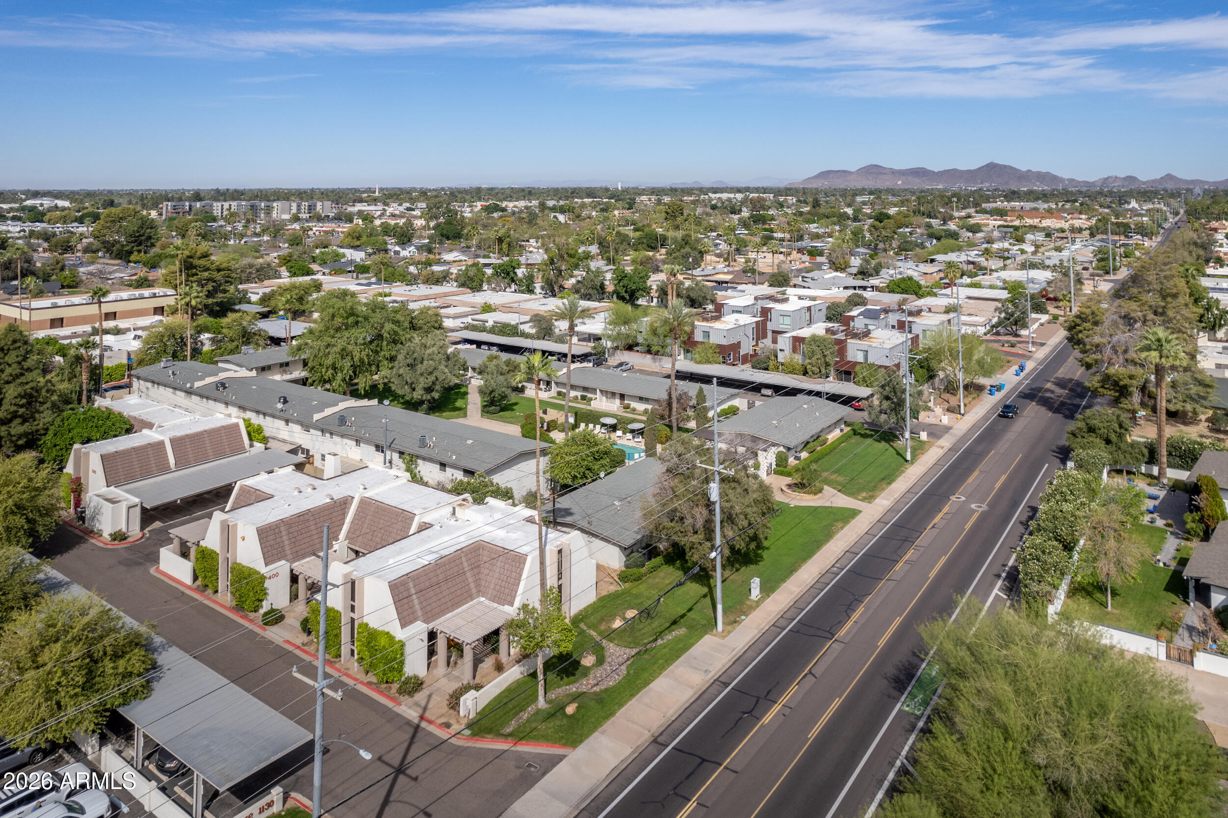 5550 North 12th Street, Unit 8 Phoenix, AZ 85014 - Photo 20 of 25 a view of a city from a terrace
