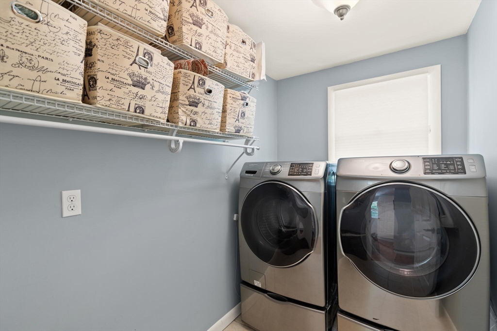 60 Amherst Road Newton, MA 02468 - Photo 15 of 25 a utility room with dryer and washer