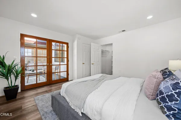 a view of a building with a yard