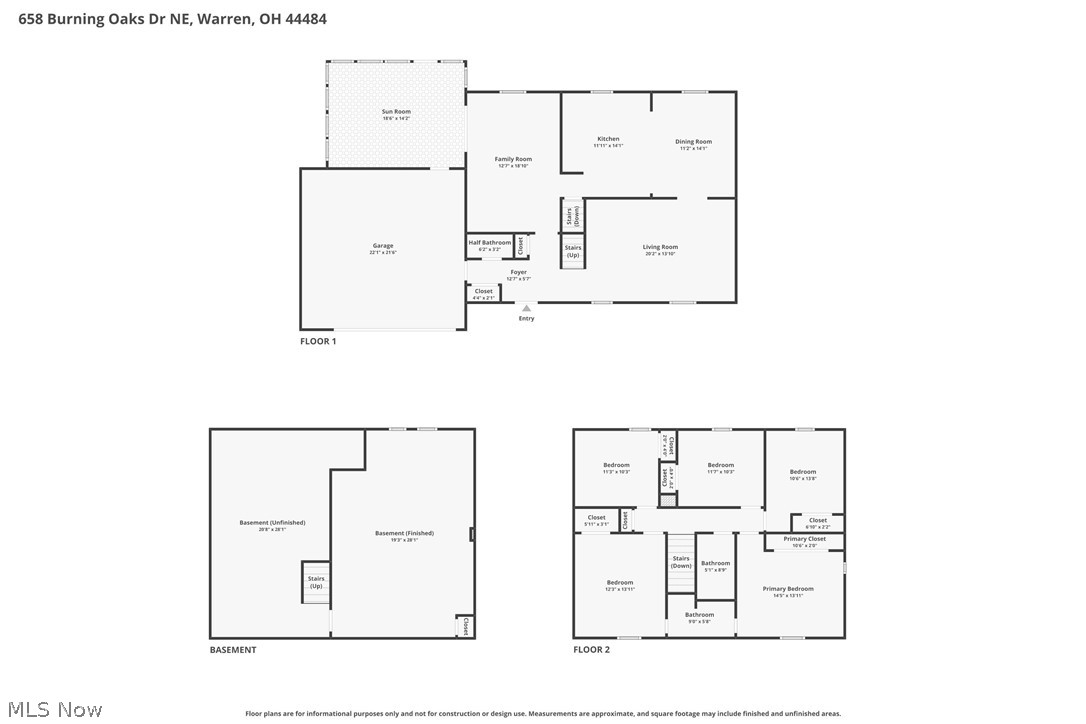 658 Burning Oaks Road Northeast Warren, OH 44484 - Photo 36 of 36 Floor plan