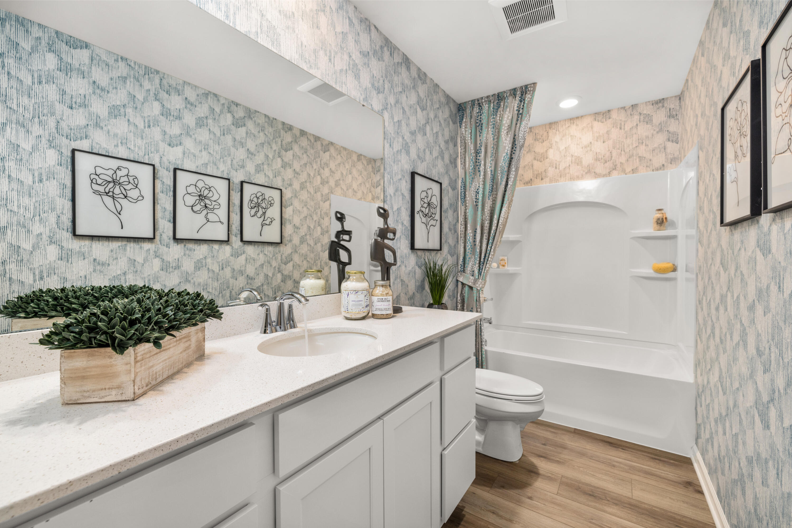 5567 Buttercup Avenue Portage, IN 46368 - Photo 17 of 17 a bathroom with a sink a toilet and shower