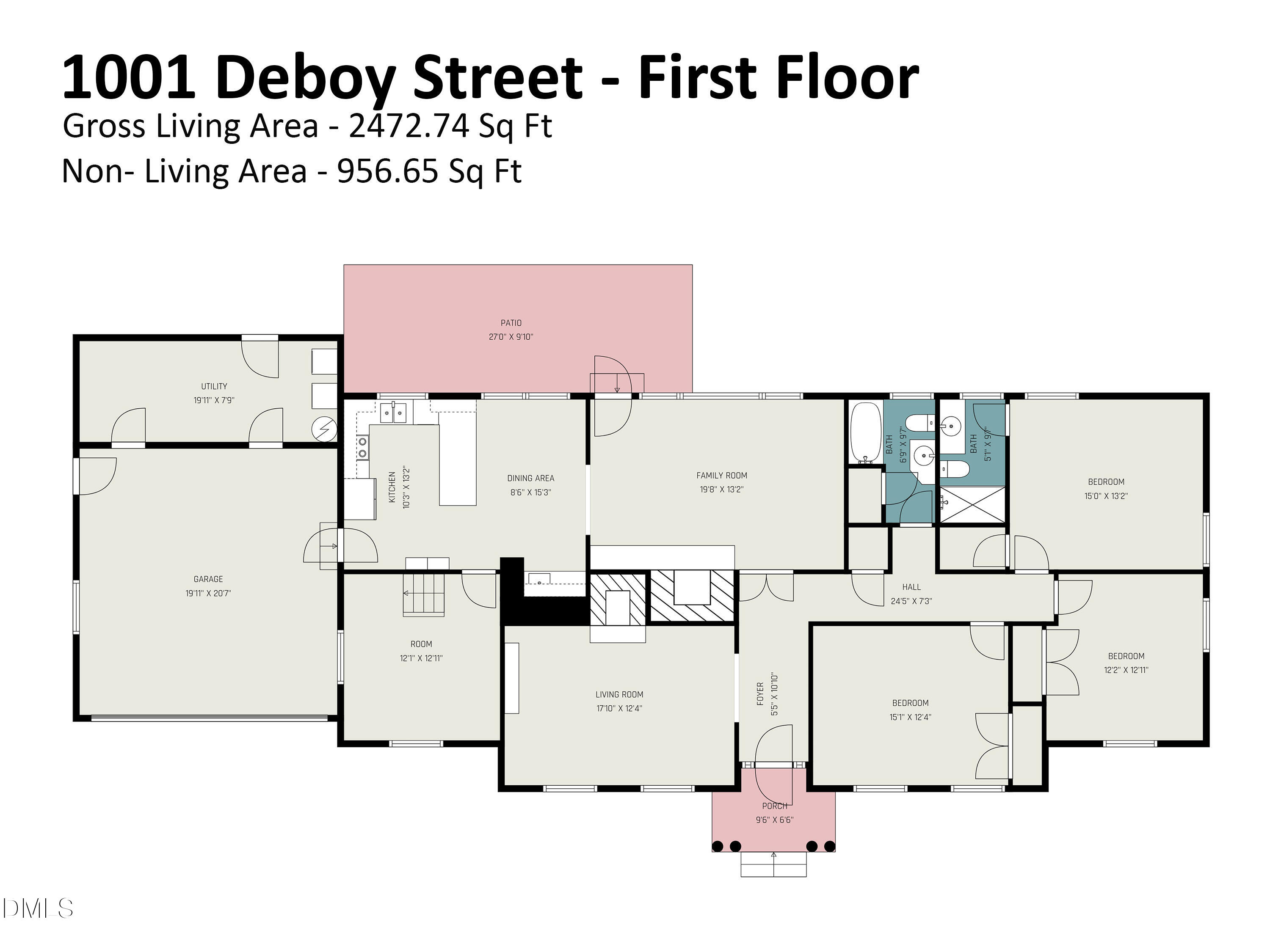 1001 Deboy Street Raleigh, NC 27606 - Photo 25 of 68 1001_Deboy_Street_-_First_Floor