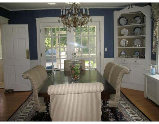 371 Weston Road Wellesley, MA 02481 - Photo 4 of 12 a dining room with furniture and a floor to ceiling window