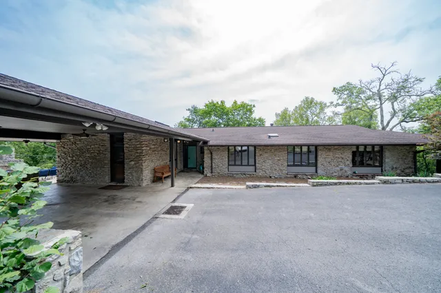 a house with a outdoor space