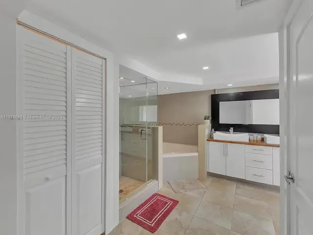 a room with storage and utility