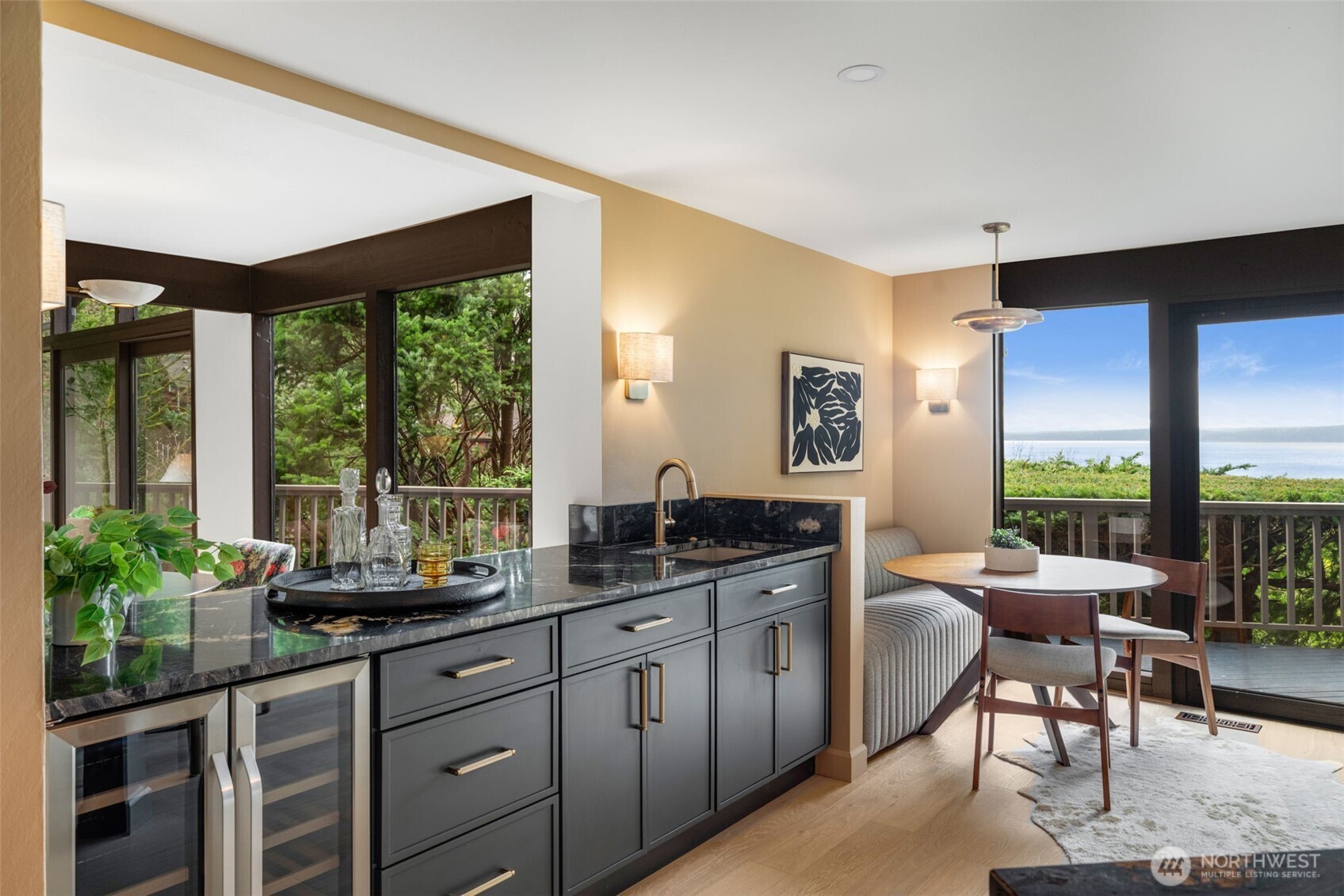 2650 Southwest 151st Place Burien, WA 98166 - Photo 12 of 40 a kitchen with stainless steel appliances granite countertop sink stove and wooden cabinets