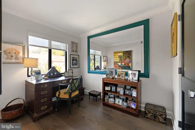 a room with furniture and a window