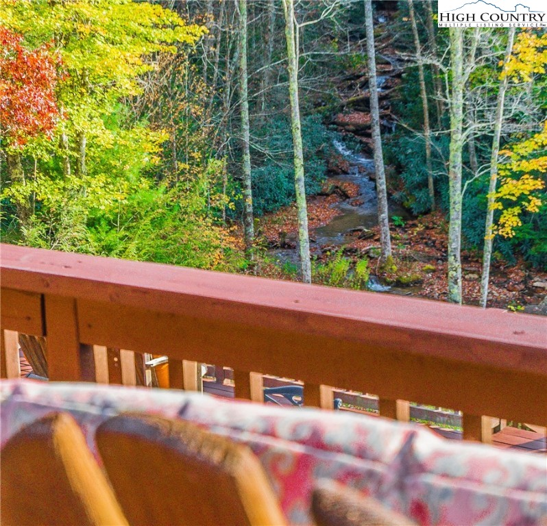 3654 Andy Hicks Road Banner Elk, NC 28604 - Photo 23 of 40 a view of a balcony with yard