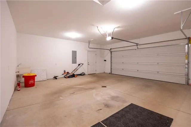 an empty room with toys