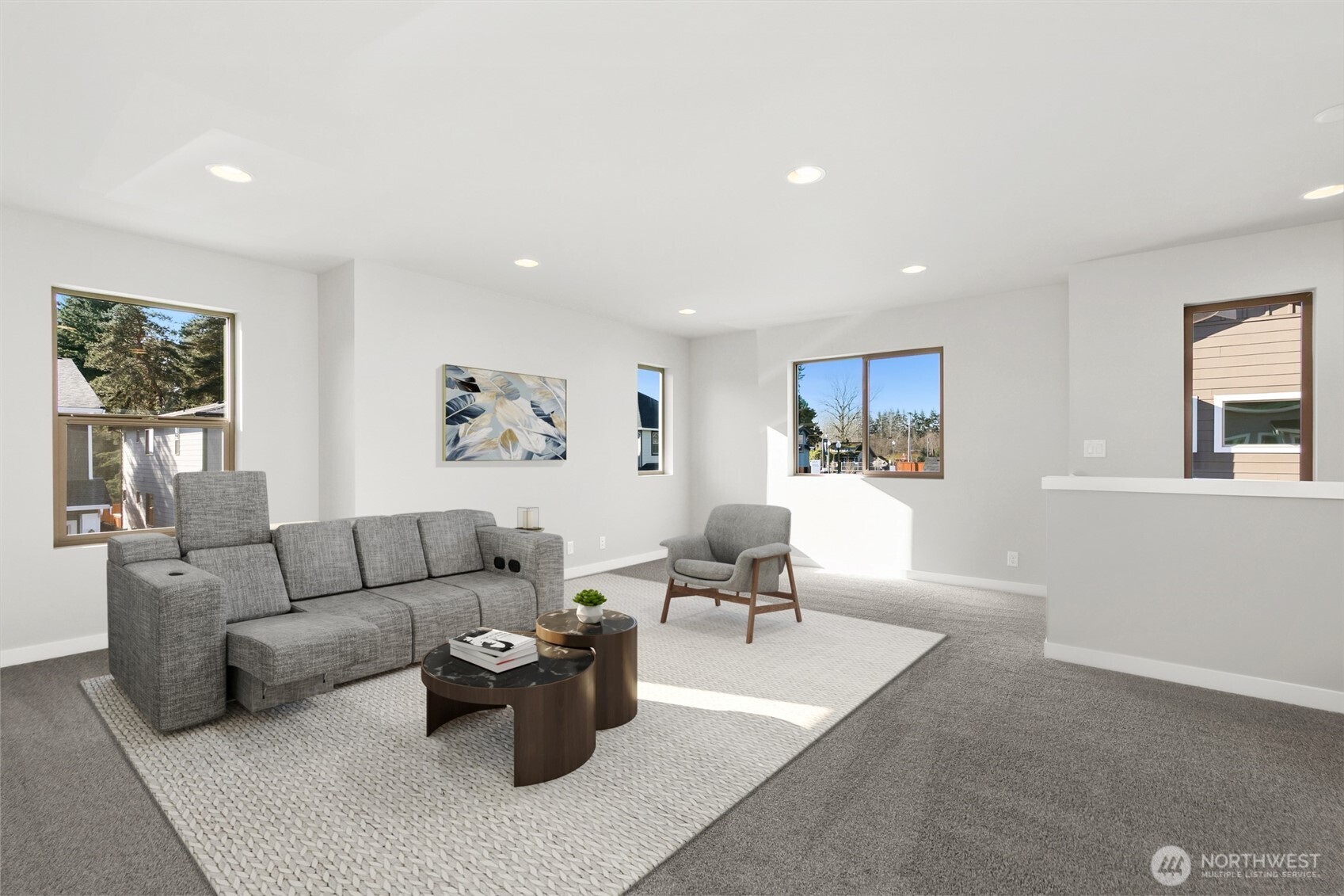12510 Southeast 256th Place, Unit 7 Kent, WA 98030 - Photo 33 of 39 a living room with furniture and a couch