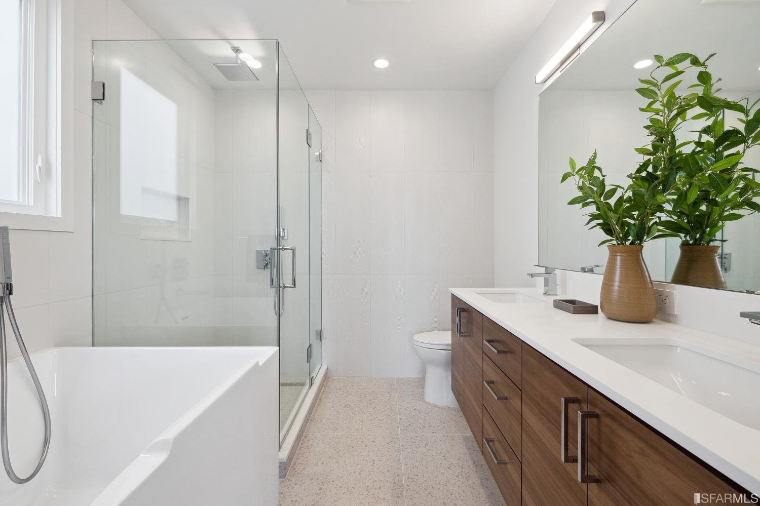 65 Westgate Drive San Francisco, CA 94127 - Photo 21 of 51 a bathroom with a granite countertop sink a toilet and shower