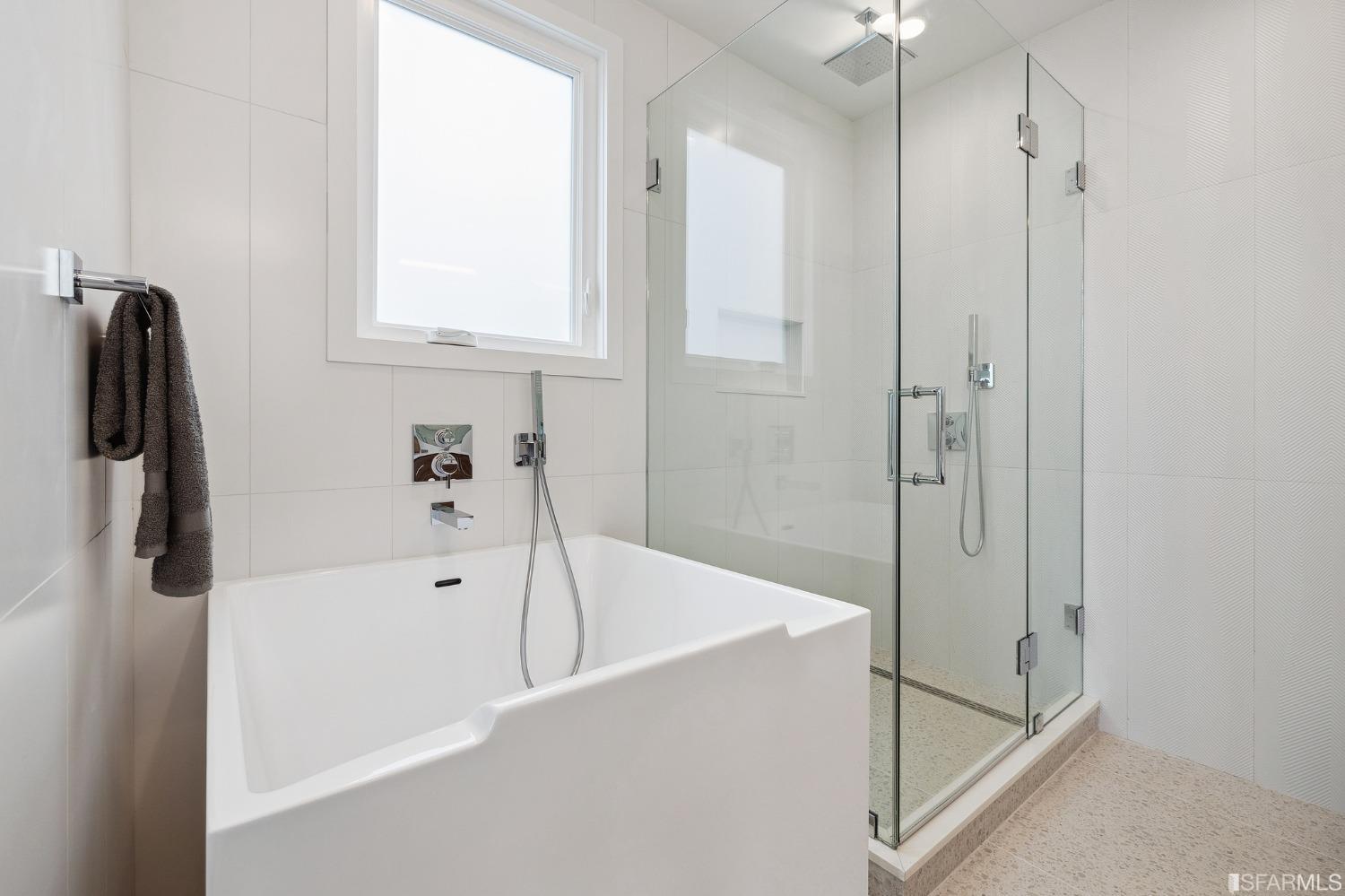 65 Westgate Drive San Francisco, CA 94127 - Photo 22 of 51 a white bath tub sitting next to a shower