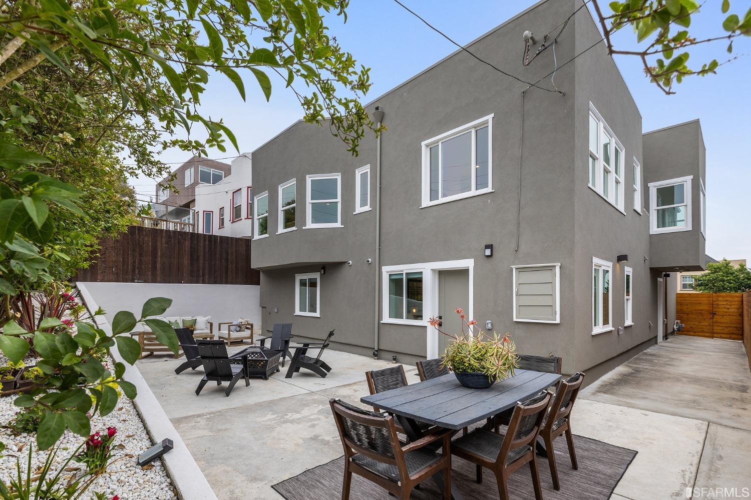 65 Westgate Drive San Francisco, CA 94127 - Photo 41 of 51 a view of a patio with table and chairs and potted plants