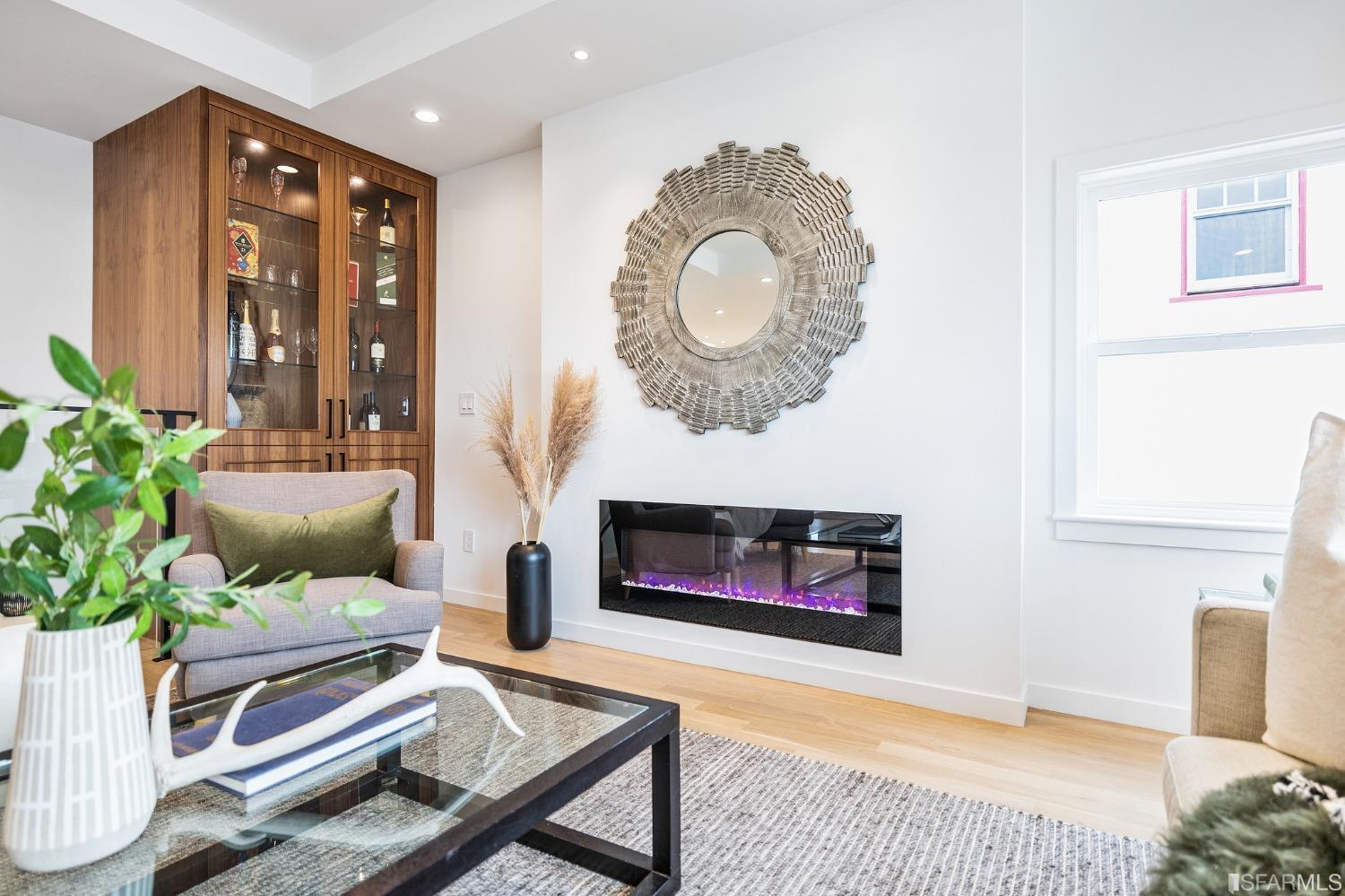 65 Westgate Drive San Francisco, CA 94127 - Photo 6 of 51 a living room with furniture and a fireplace