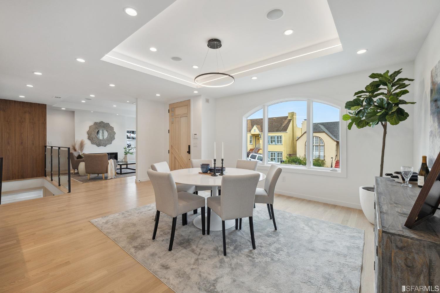 65 Westgate Drive San Francisco, CA 94127 - Photo 10 of 51 a dining room with furniture potted plants and a large window