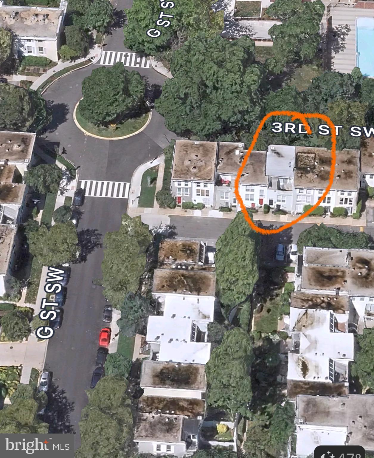 620 3rd Street Southwest Washington, DC 20024 - Photo 31 of 44 an aerial view of a house