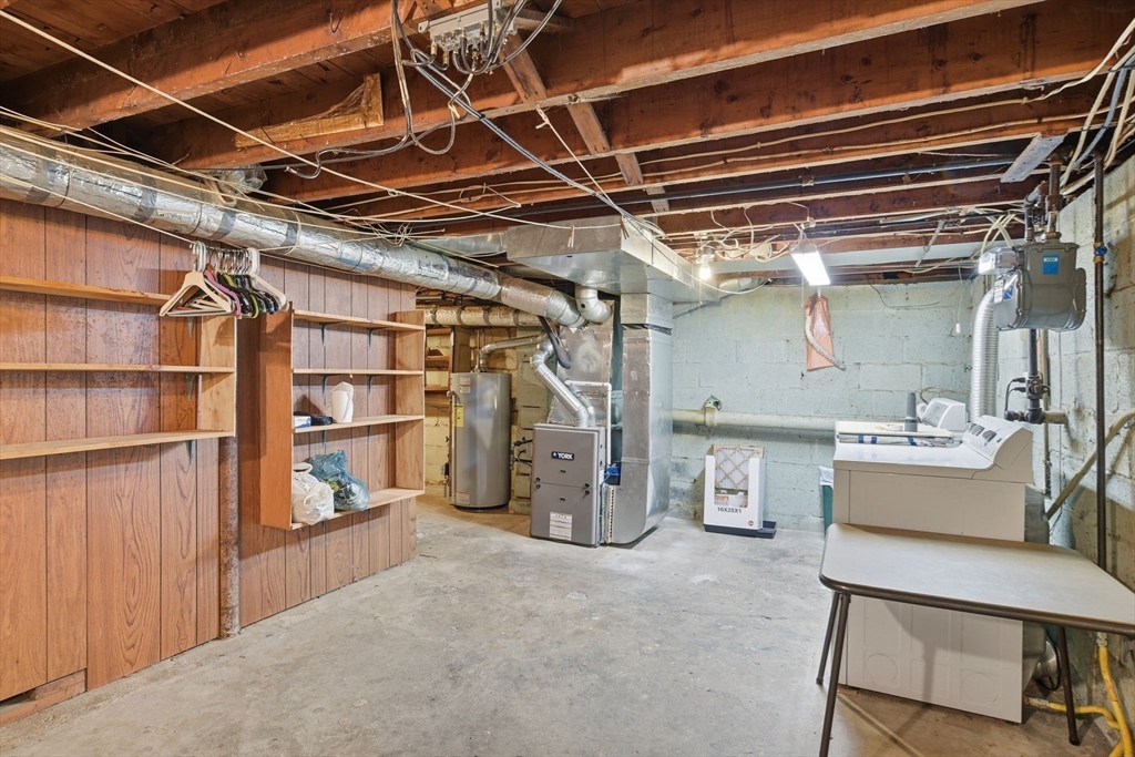 138 Warrenton Street Springfield, MA 01109 - Photo 27 of 33 a view of a storage room with racks on the wall