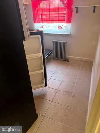 a bathroom with a window