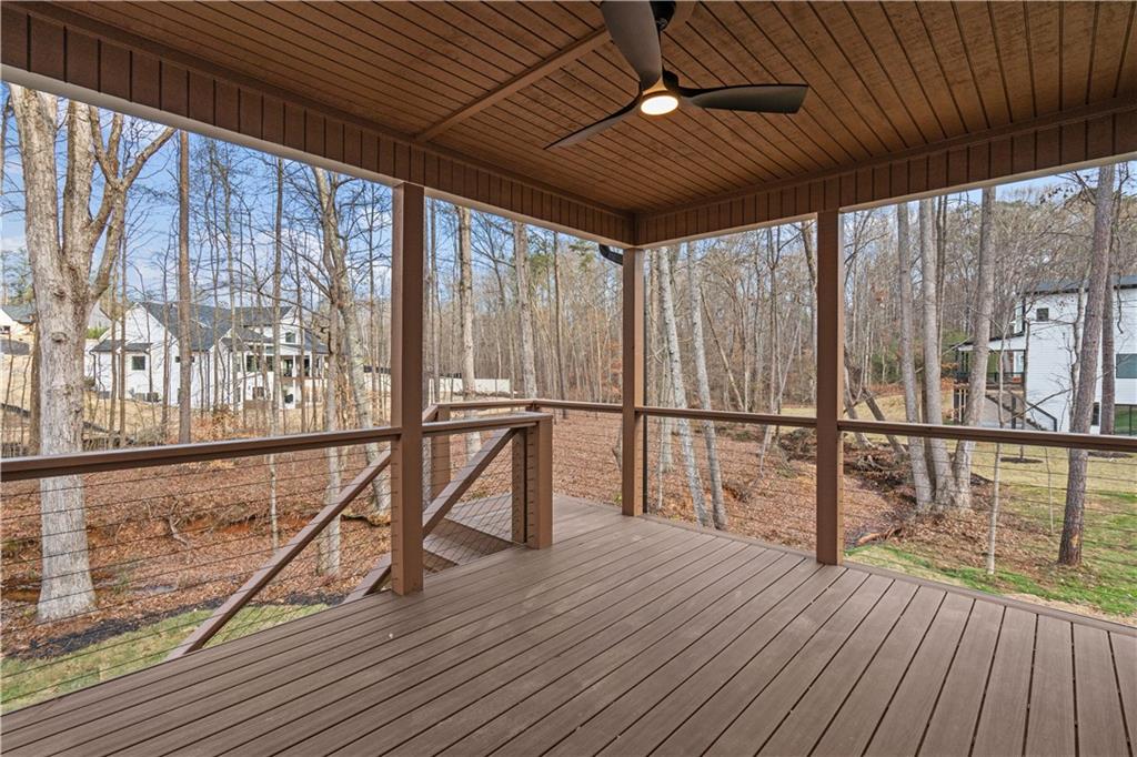 744 Crystal Bay Road Villa Rica, GA 30180 - Photo 23 of 69 a view of balcony with wooden floor