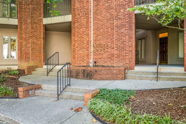 a front view of a house with a patio