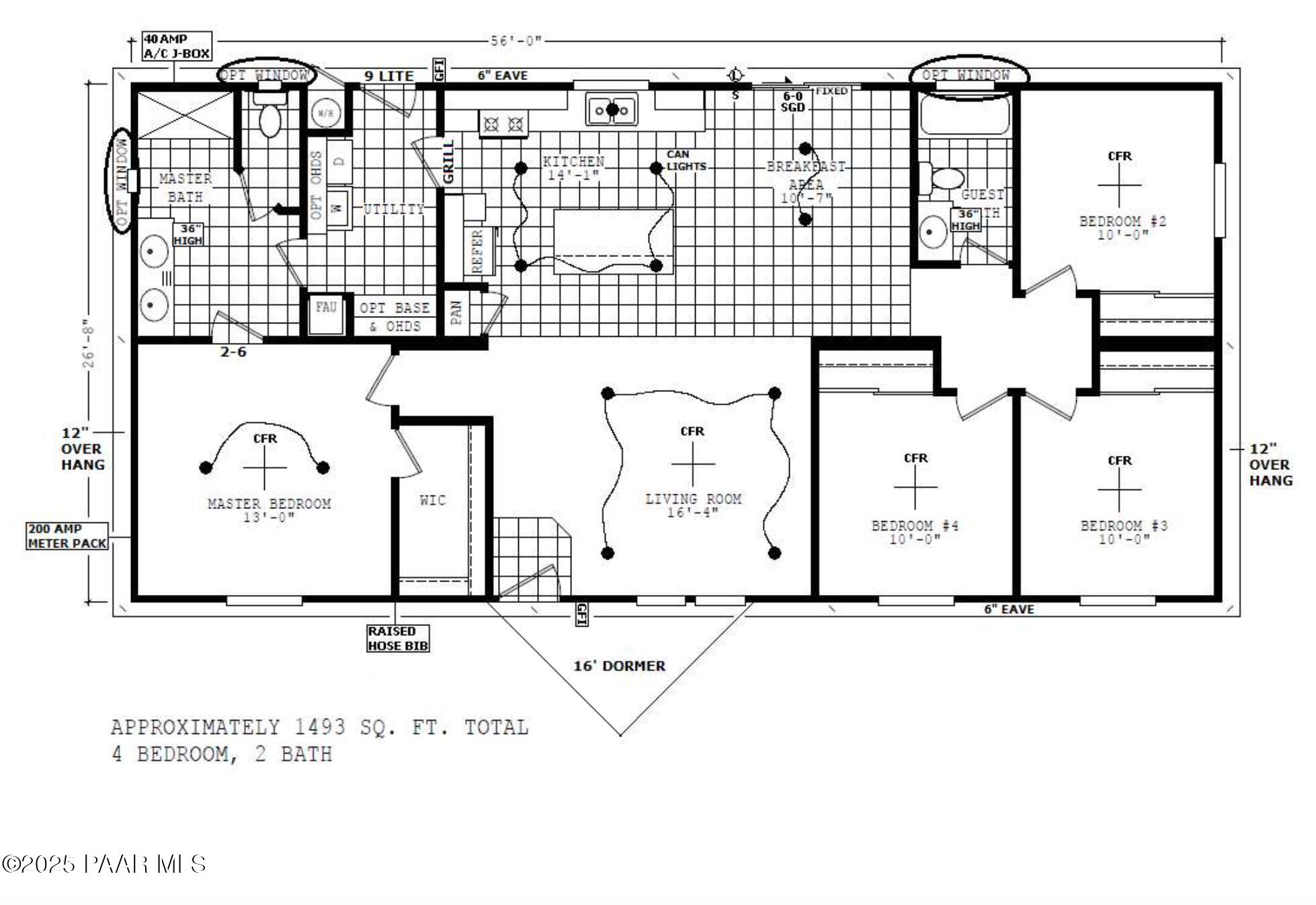 1475 Kings Court Road Paulden, AZ 86334 - Photo 36 of 36 Floor plan