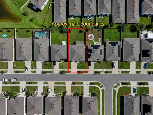 a aerial view of multi story residential apartment building