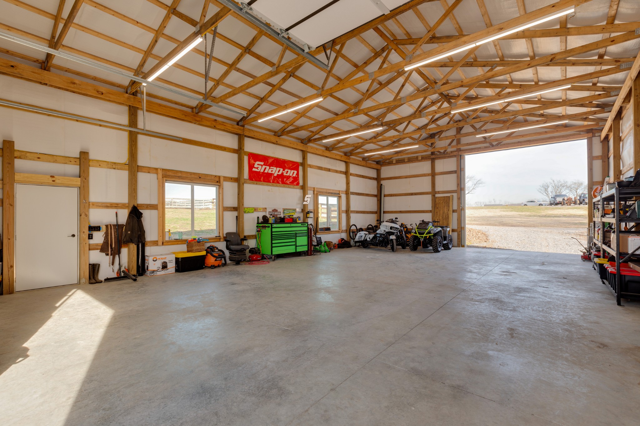 500 Armstrong Road Castalian Springs, TN 37031 - Photo 26 of 35 a view of a garage with furniture and a garage