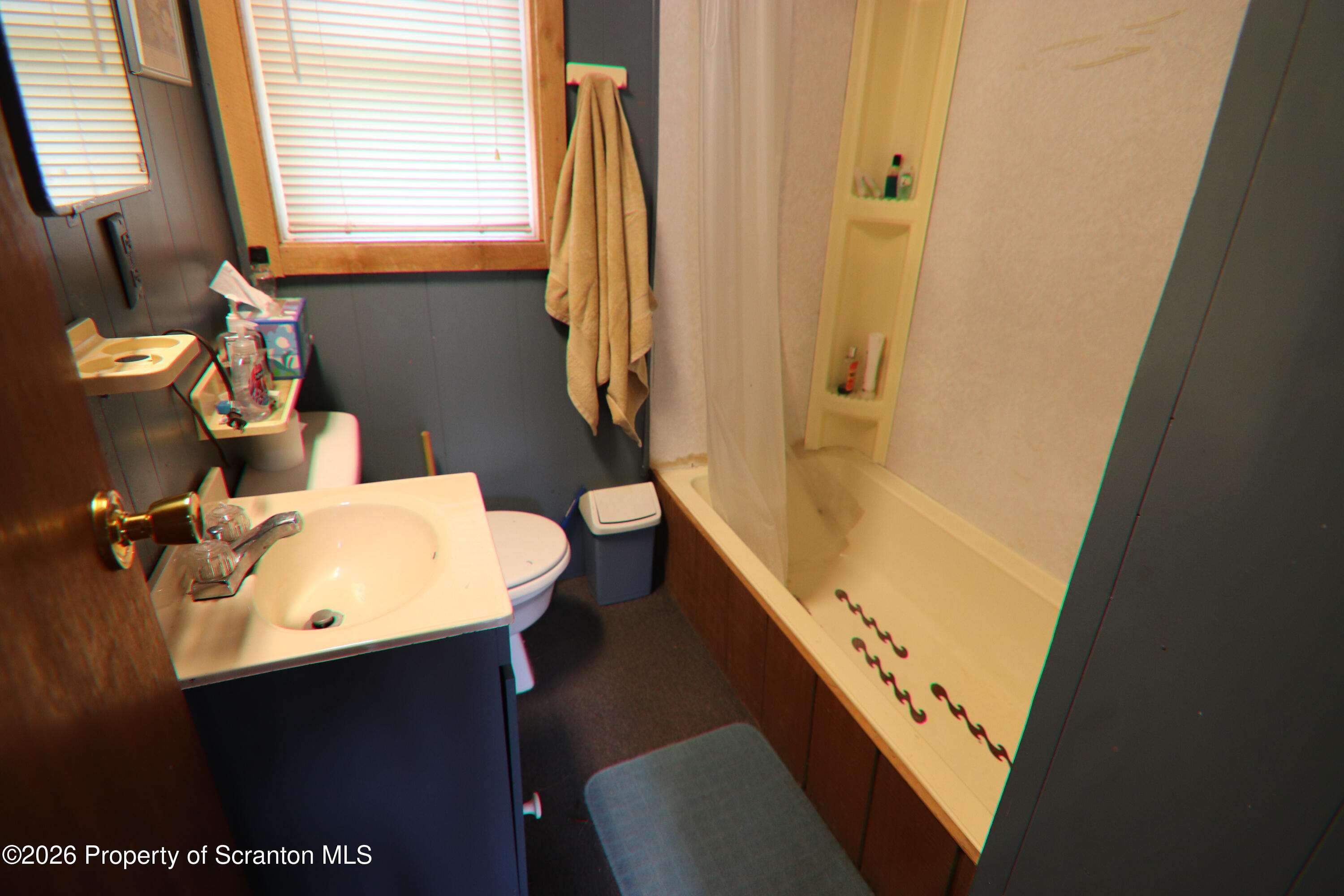 300 Pennsworth Hill Road Meshoppen, PA 18630 - Photo 16 of 38 a bathroom with a sink a toilet and a bathtub