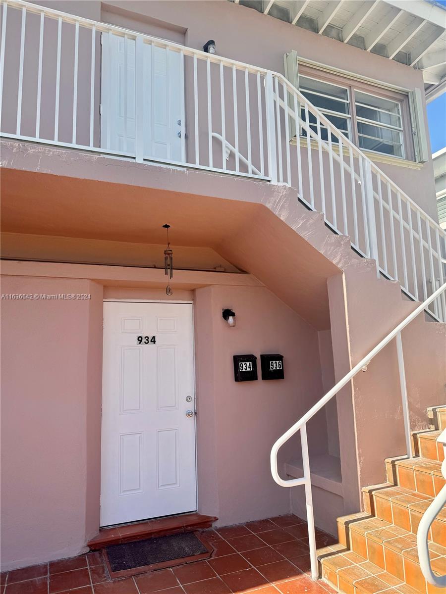 934 79th Terrace, Unit 2 Miami Beach, FL 33141 - Photo 35 of 42 a view of entryway with a front door