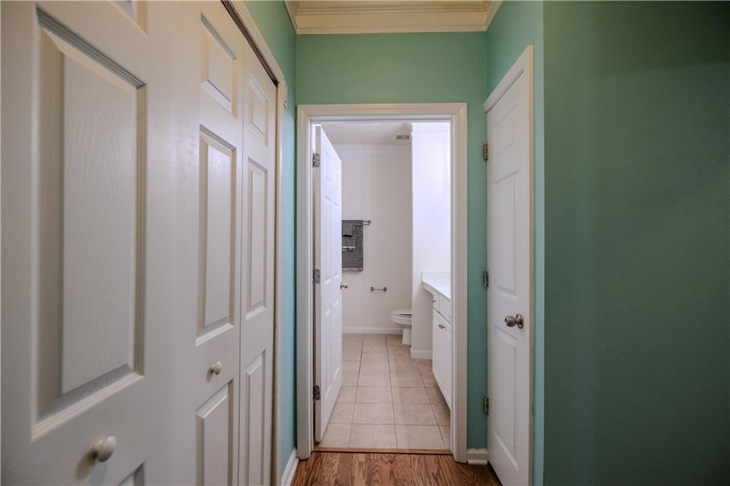 4007 Westchester Ridge Northeast Atlanta, GA 30329 - Photo 11 of 35 a view of a bathroom from a hallway