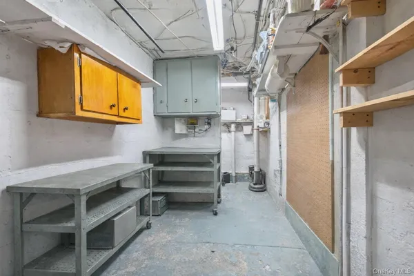 a view of water heater room