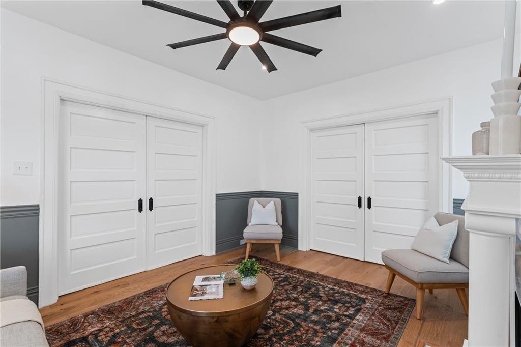 40 Walnut Street Crafton, PA 15205 - Photo 10 of 50 a living room with furniture and wooden floor