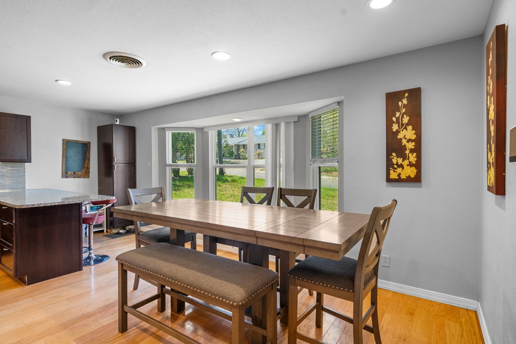 711 Cardinal Drive Kerrville, TX 78028 - Photo 3 of 30 a view of a dining room with furniture window and outside view