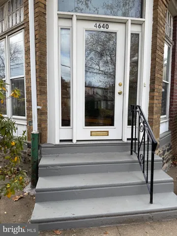 a view of a entryway door front of house