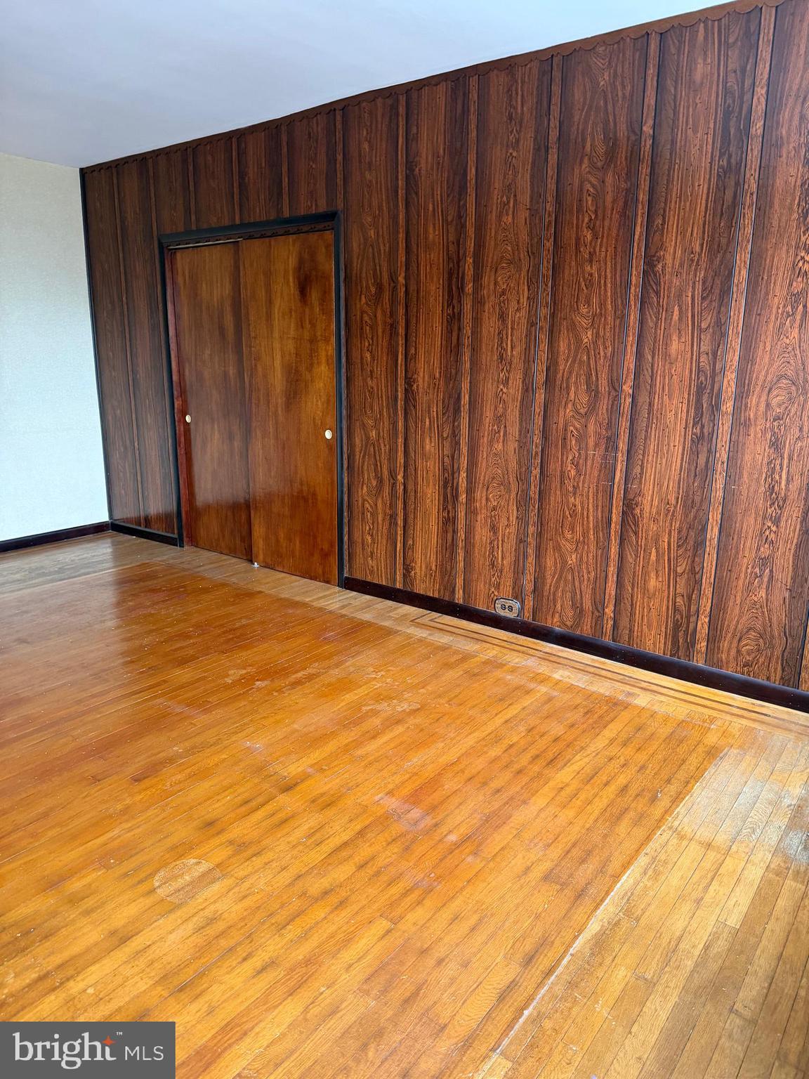 4640 Adams Avenue Philadelphia, PA 19124 - Photo 20 of 34 a view of an empty room with wooden walls