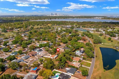 a view of city and ocean
