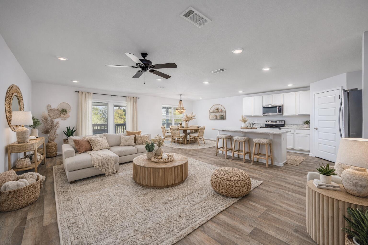 174 American Living Room Virtual Staging