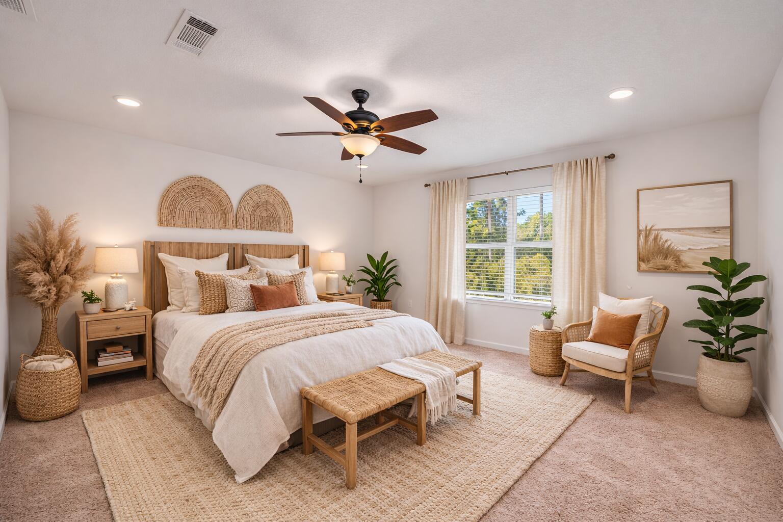 174 American Court Santa Rosa Beach, FL 32459 - Photo 20 of 40 174 American Master Bedroom Virtual Stag