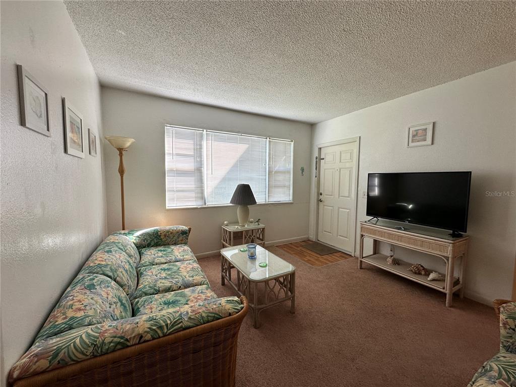 220 South 26th Street, Unit 3 Flagler Beach, FL 32136 - Photo 5 of 20 a living room with furniture and a flat screen tv