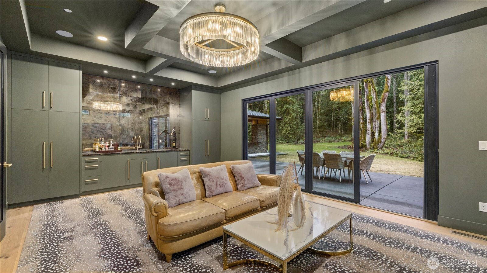 29657 Northeast 52nd Street Carnation, WA 98014 - Photo 20 of 40 a living room with furniture and a large window