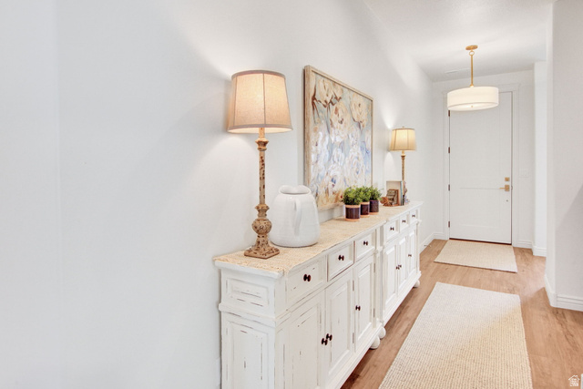 910 South 1700 West Layton, UT 84041 - Photo 2 of 26 Entrance foyer with light wood-style floors and baseboards