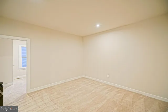a view of an empty room