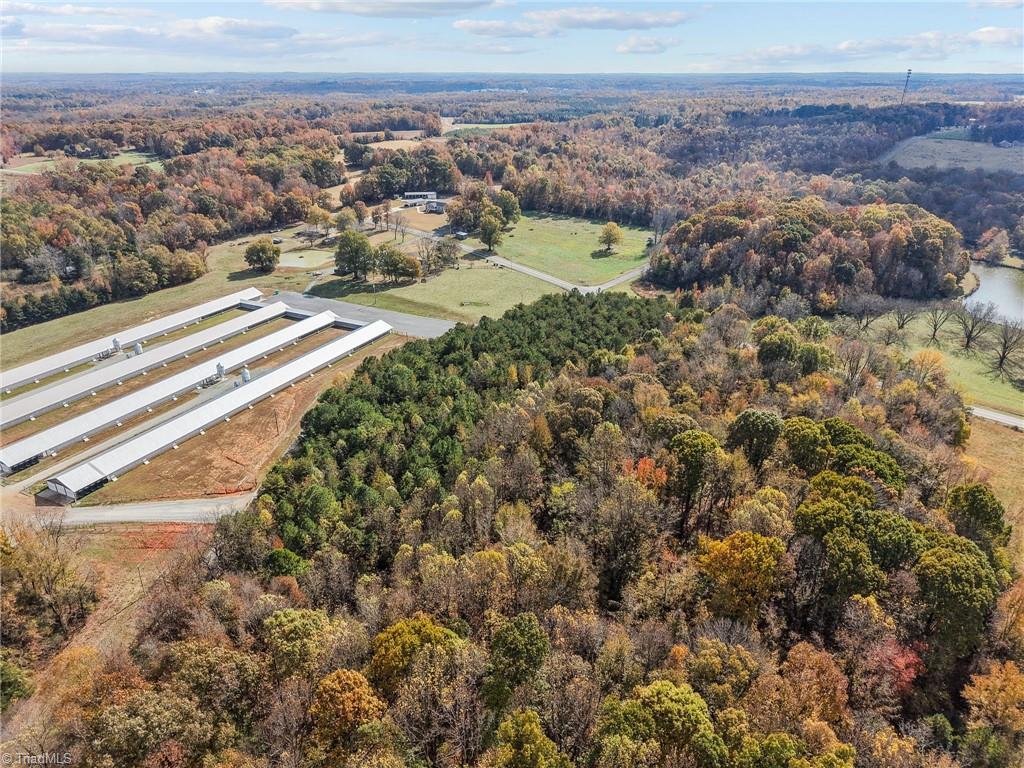 0 Timber Ridge Lake Road Liberty, NC 27298 - Photo 10 of 18 Aerial view of vacant land and farm. Lot lines and dimensions are approximate.