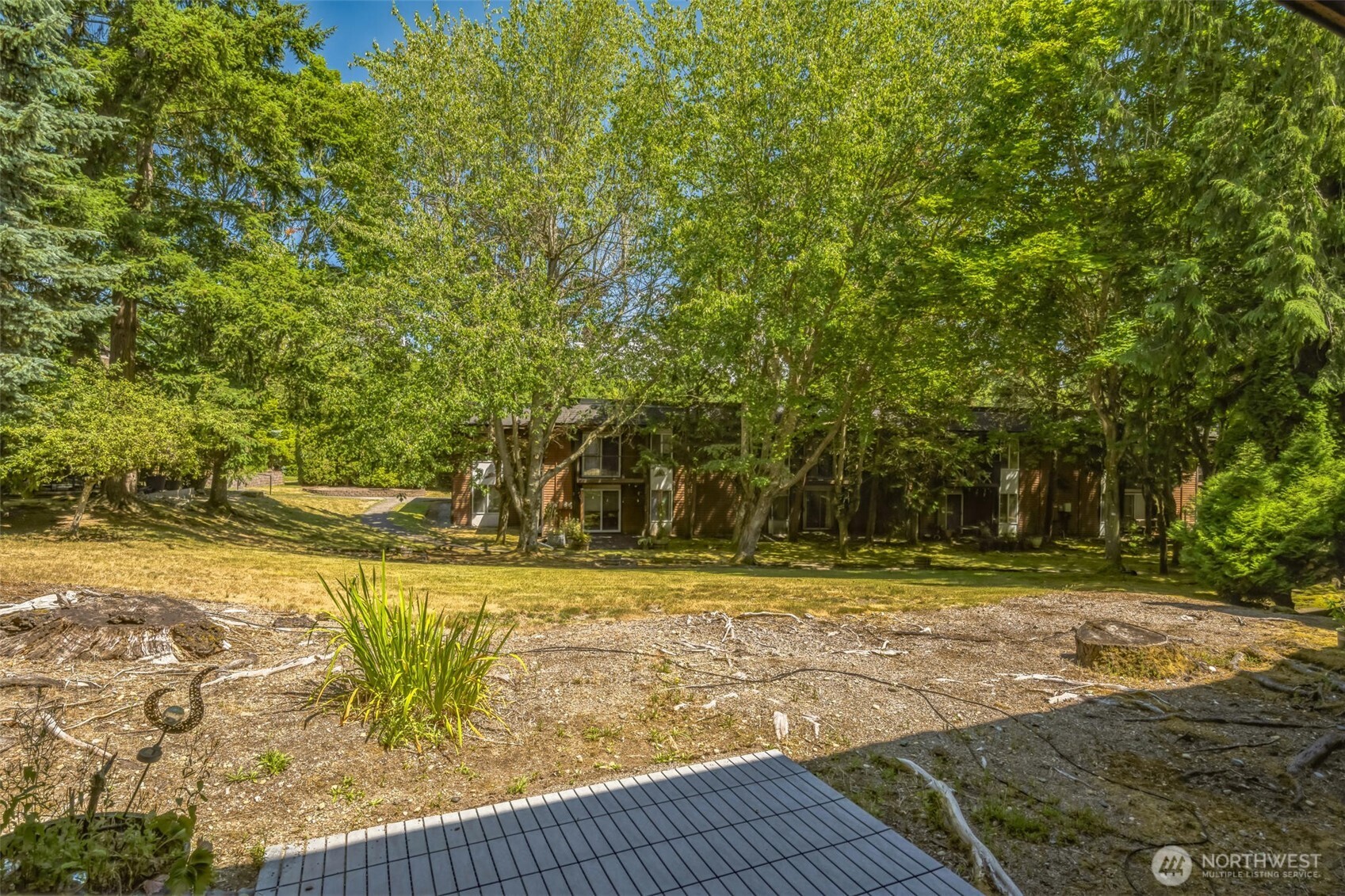 7311 224th Street Southwest, Unit C5 Edmonds, WA 98026 - Photo 21 of 28 a view of a yard with an trees