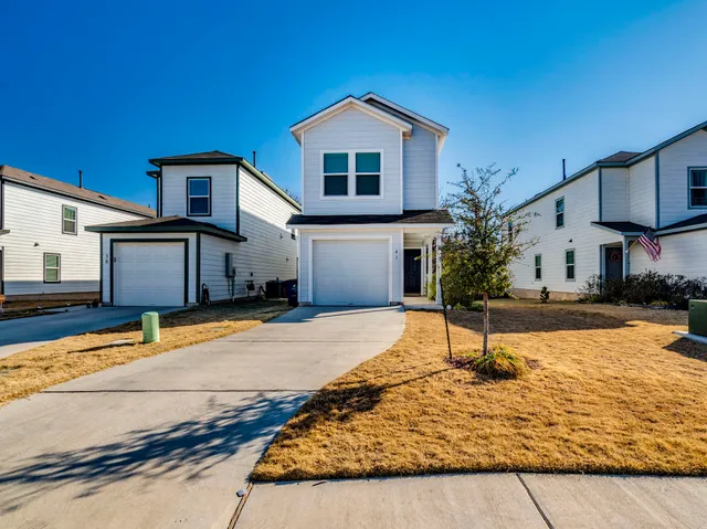 a house with swimming pool