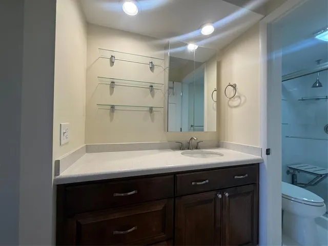 a view of a fireplace