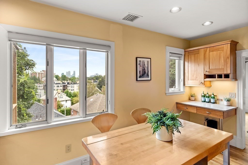 46 Gardner Road, Unit 2 Brookline, MA 02445 - Photo 15 of 38 a dining room with furniture and window