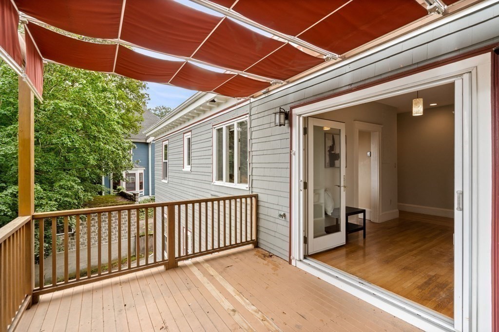 46 Gardner Road, Unit 2 Brookline, MA 02445 - Photo 17 of 38 a view of a balcony