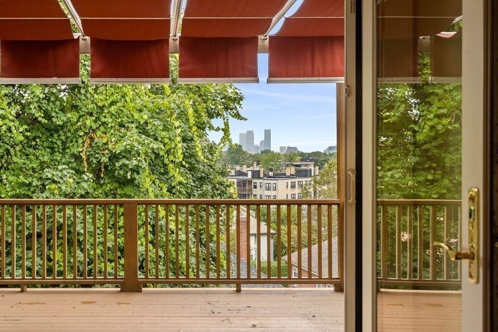 46 Gardner Road, Unit 2 Brookline, MA 02445 - Photo 18 of 38 a view of a building from a balcony